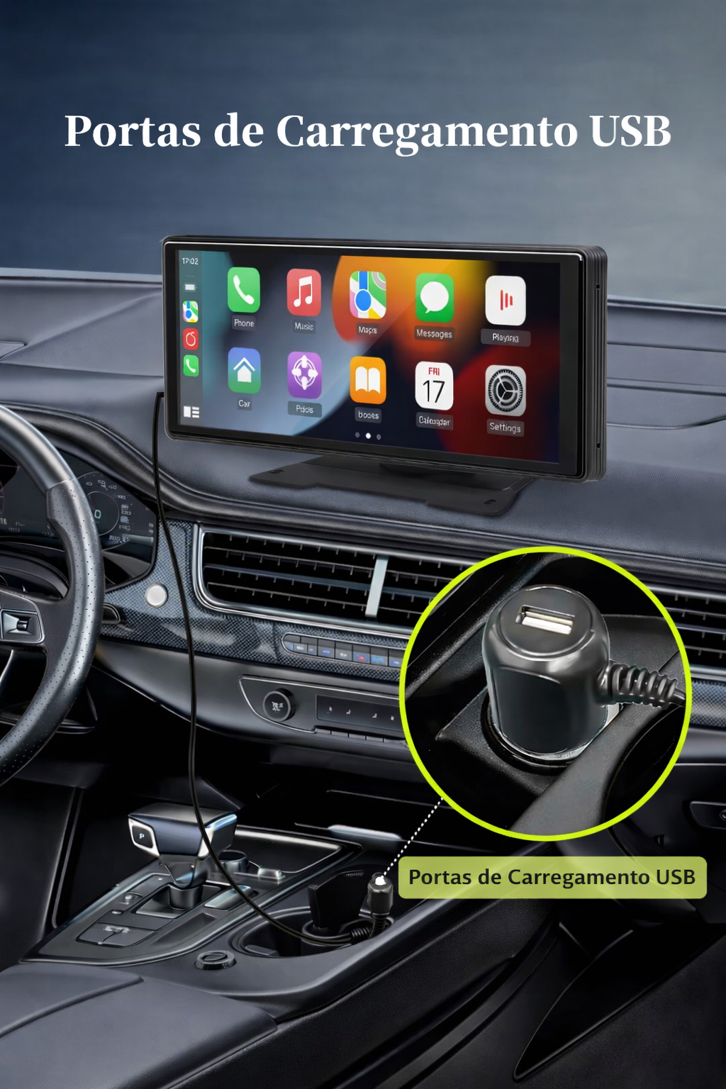 CarTablet instalado no painel